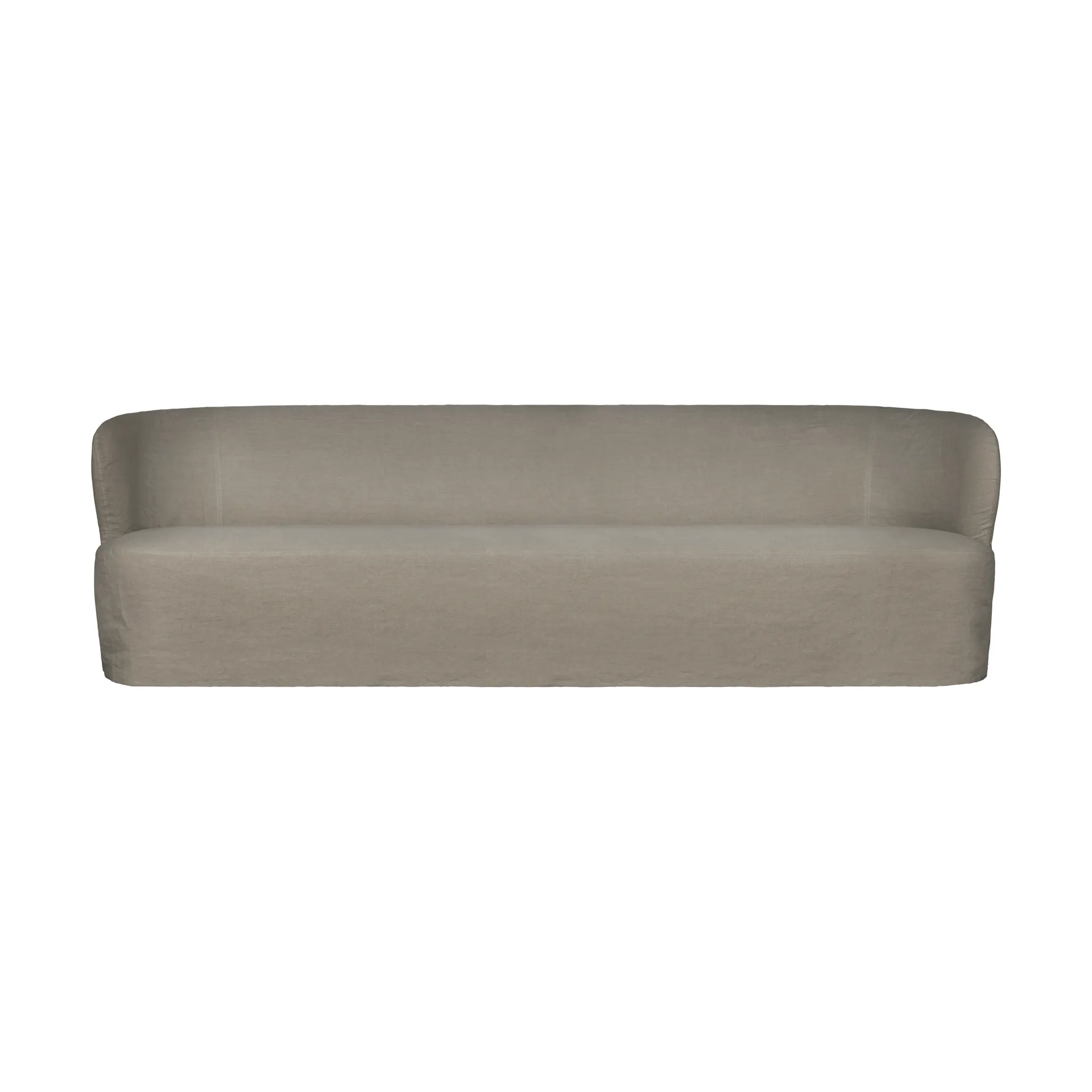 Stay Slipcover sohva, Linen 0024, 260x95 cm, 4-istuin GUBI