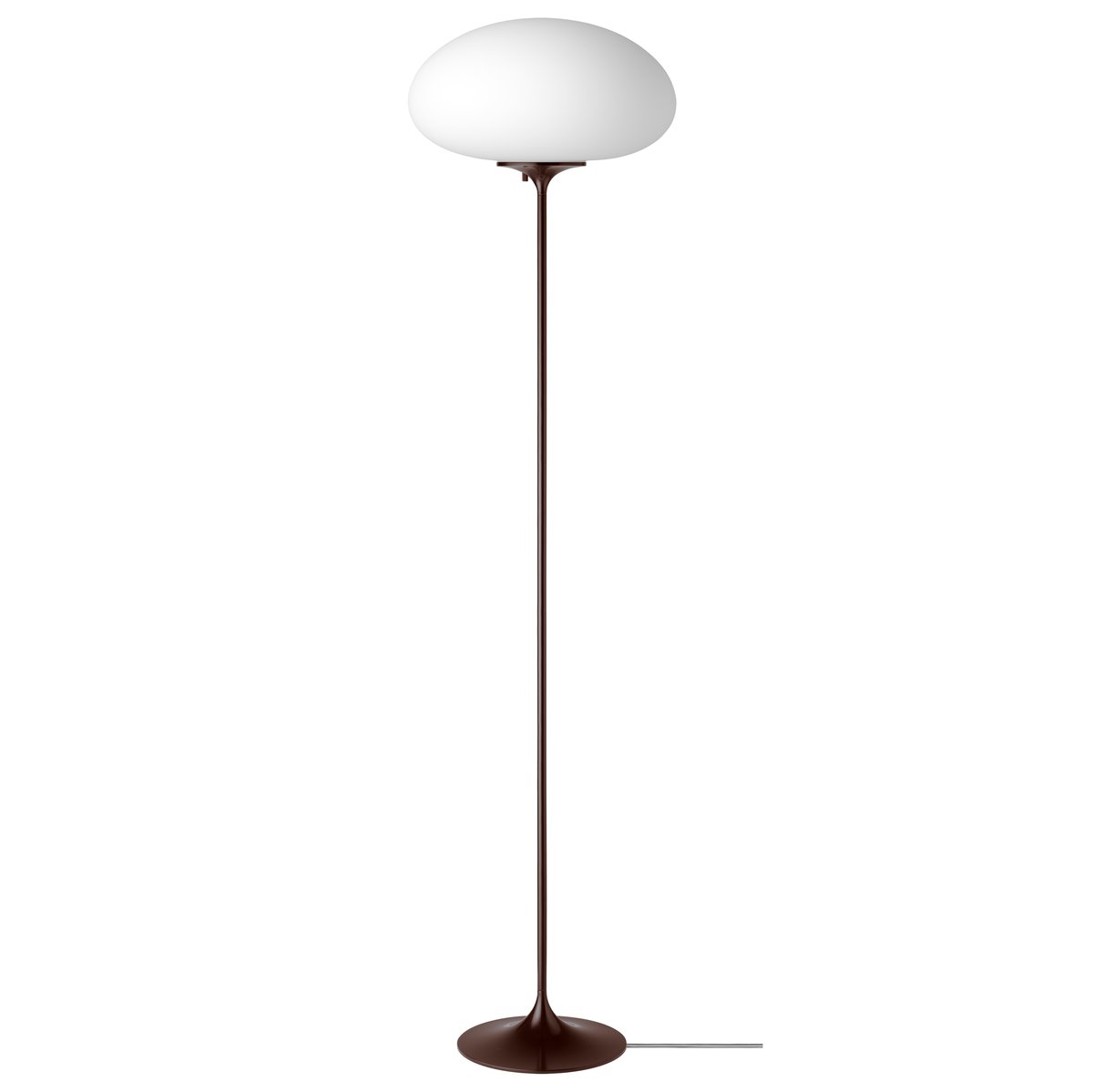 GUBI Stemlite lattiavalaisin 150 cm Black Red | Skandinaavinen Sisustus | Lattiavalaisimet | Punainen