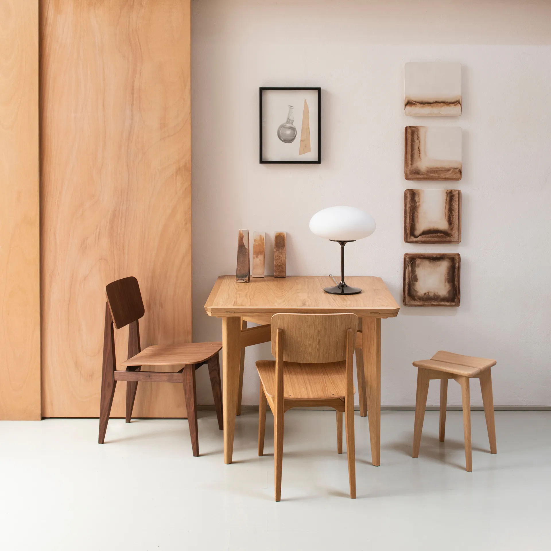 Stemlite pöytävalaisin 42 cm, Black Chrome GUBI