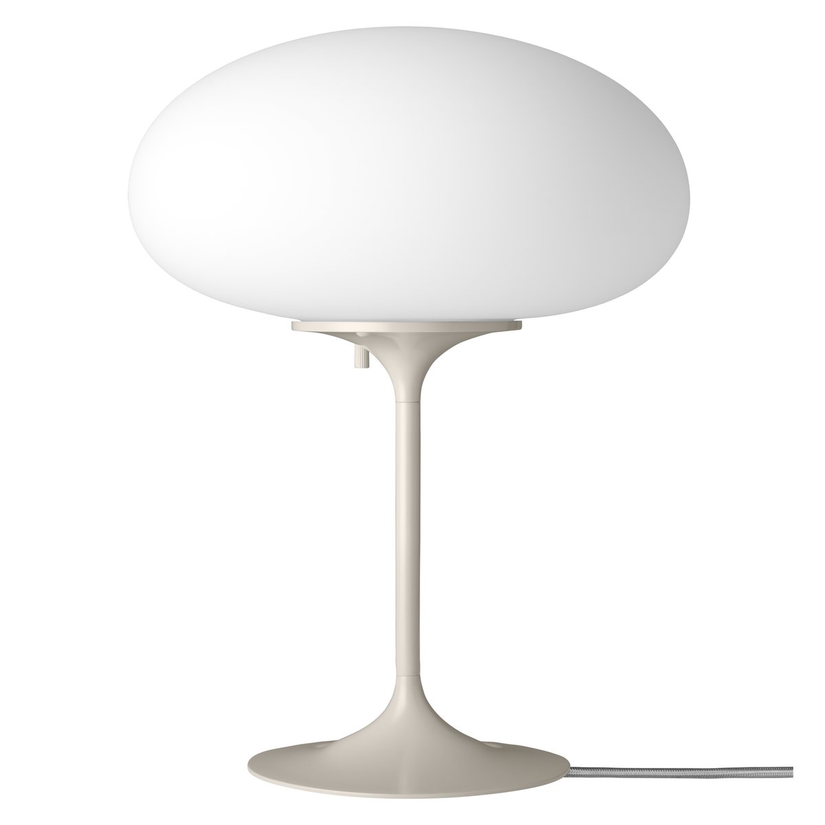 GUBI Stemlite pöytävalaisin 42 cm Pebble Grey | Skandinaavinen Sisustus | Pöytävalaisimet | Harmaa