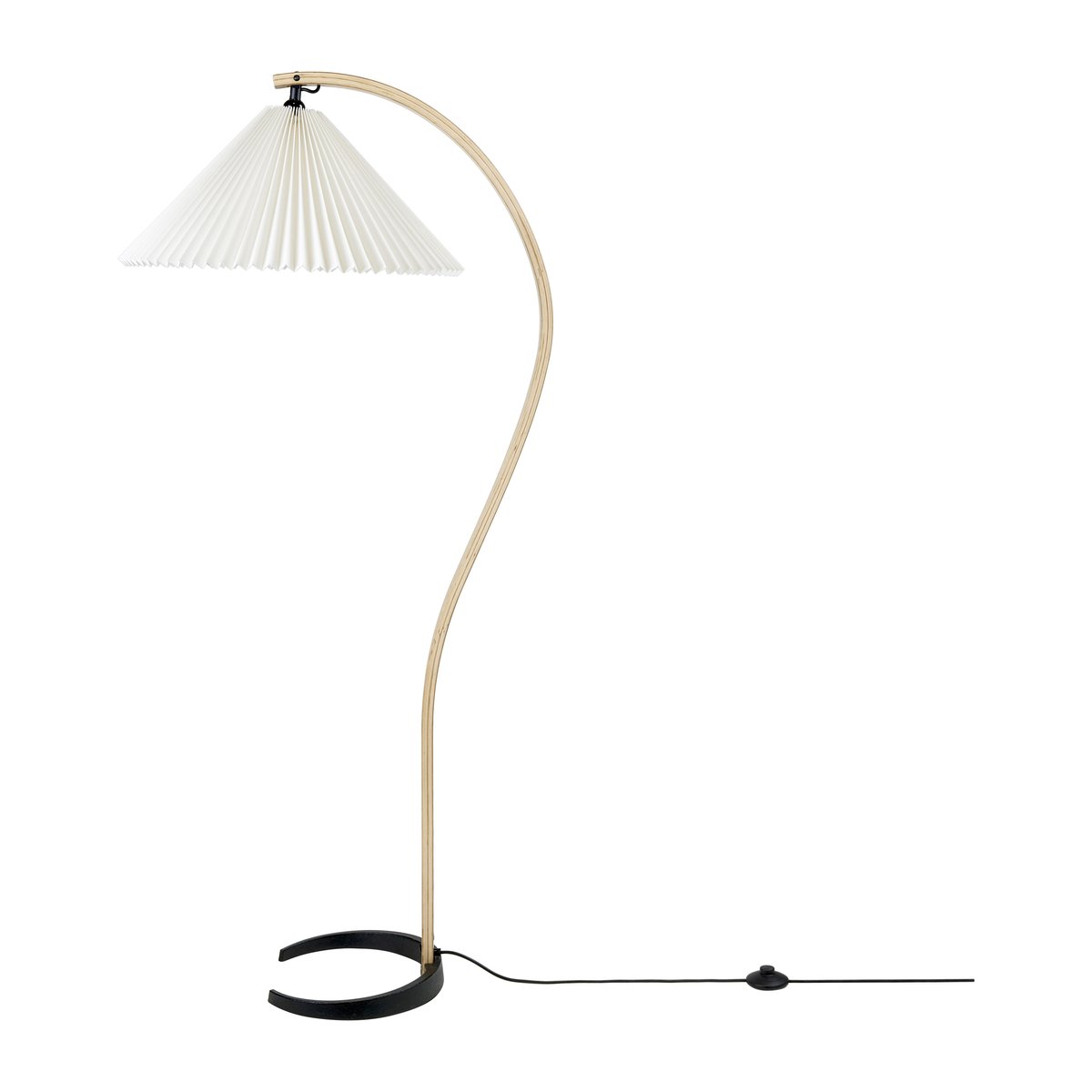 GUBI Timberline lattiavalaisin Oak-birch-white | Skandinaavinen Sisustus | Lattiavalaisimet | Beige