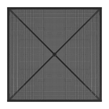 Tropique pöytä 90 x 90 x 75 cm - Classic black - GUBI