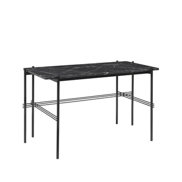 TS Desk -kirjoituspöytä - Marble black, mustaksi maalattu teräs - GUBI