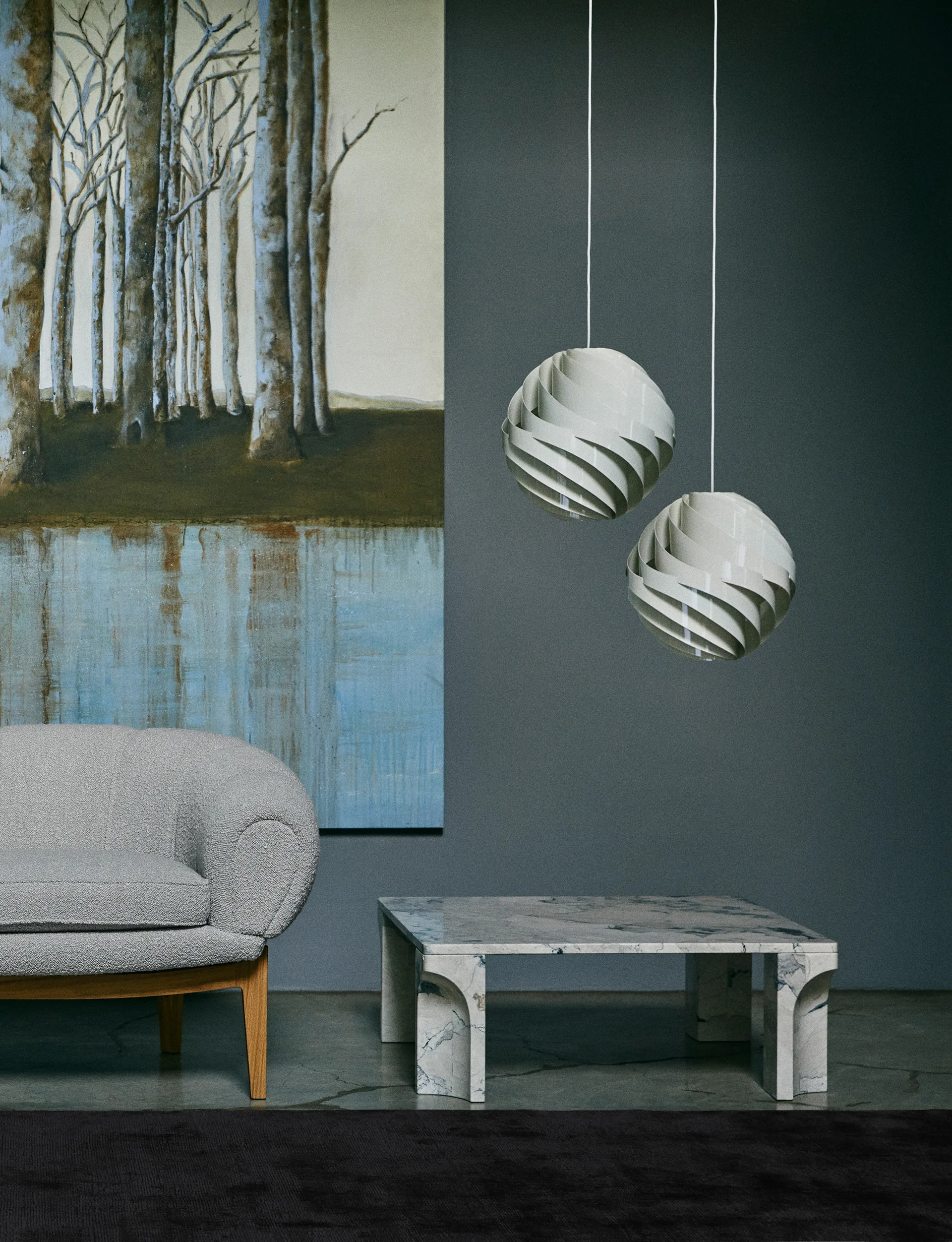 Turbo kattovalaisin kiiltävä Ø 36 cm, Alabaster white GUBI