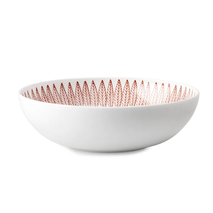 Röd Salix kulho - Ø 17 cm - Gustafsbergs Porslinsfabrik