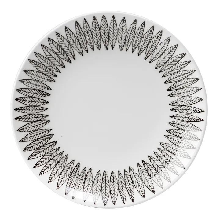 Svart Salix lautanen - Ø 28 cm - Gustafsbergs Porslinsfabrik