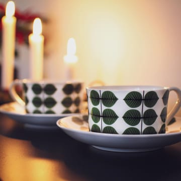 Berså teekuppi lautasella 35 cl - Vihreä - Gustavsbergs Porslinsfabrik