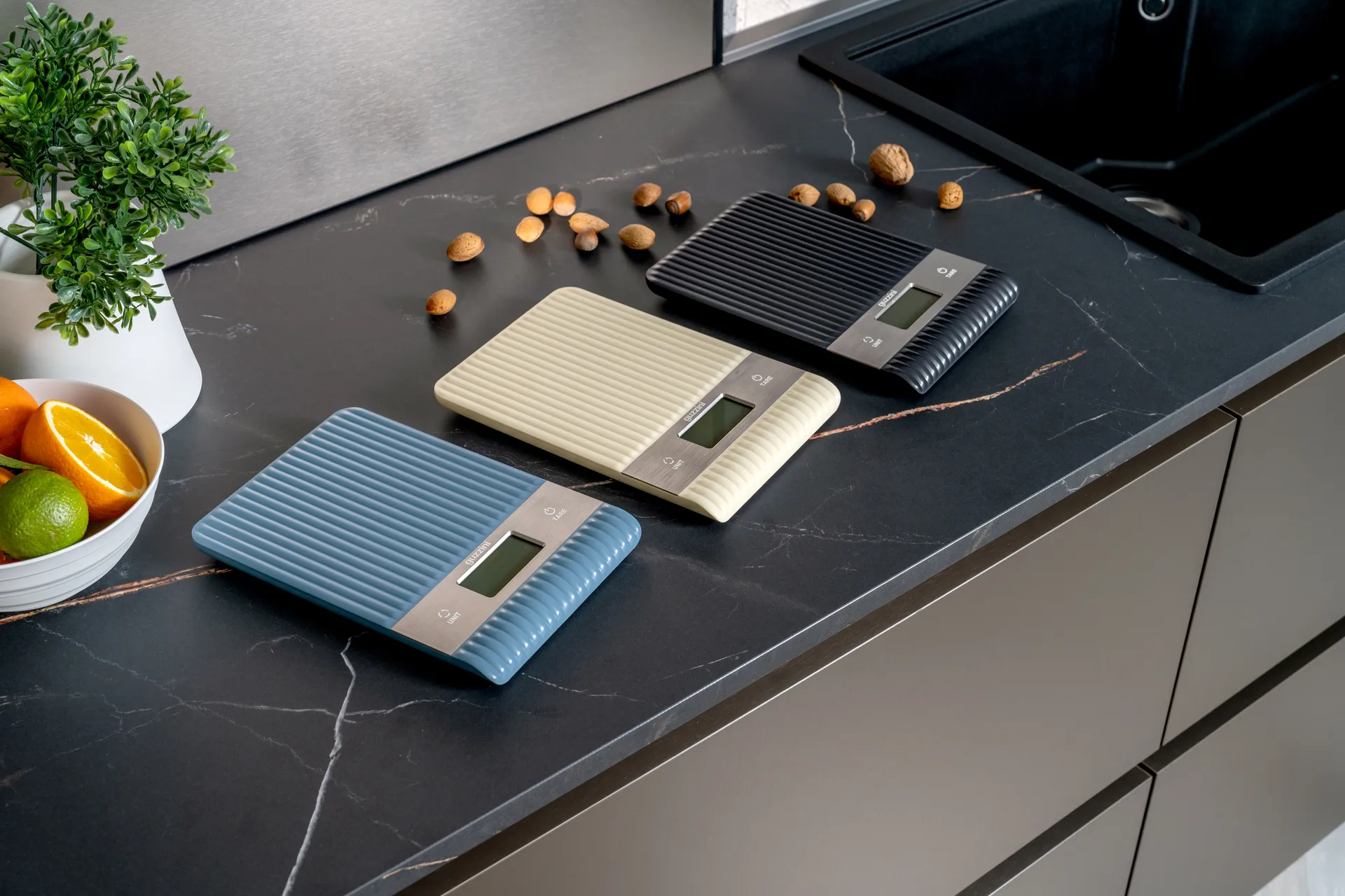 Sous chef digitaalinen keittiövaaka, Harmaa Guzzini