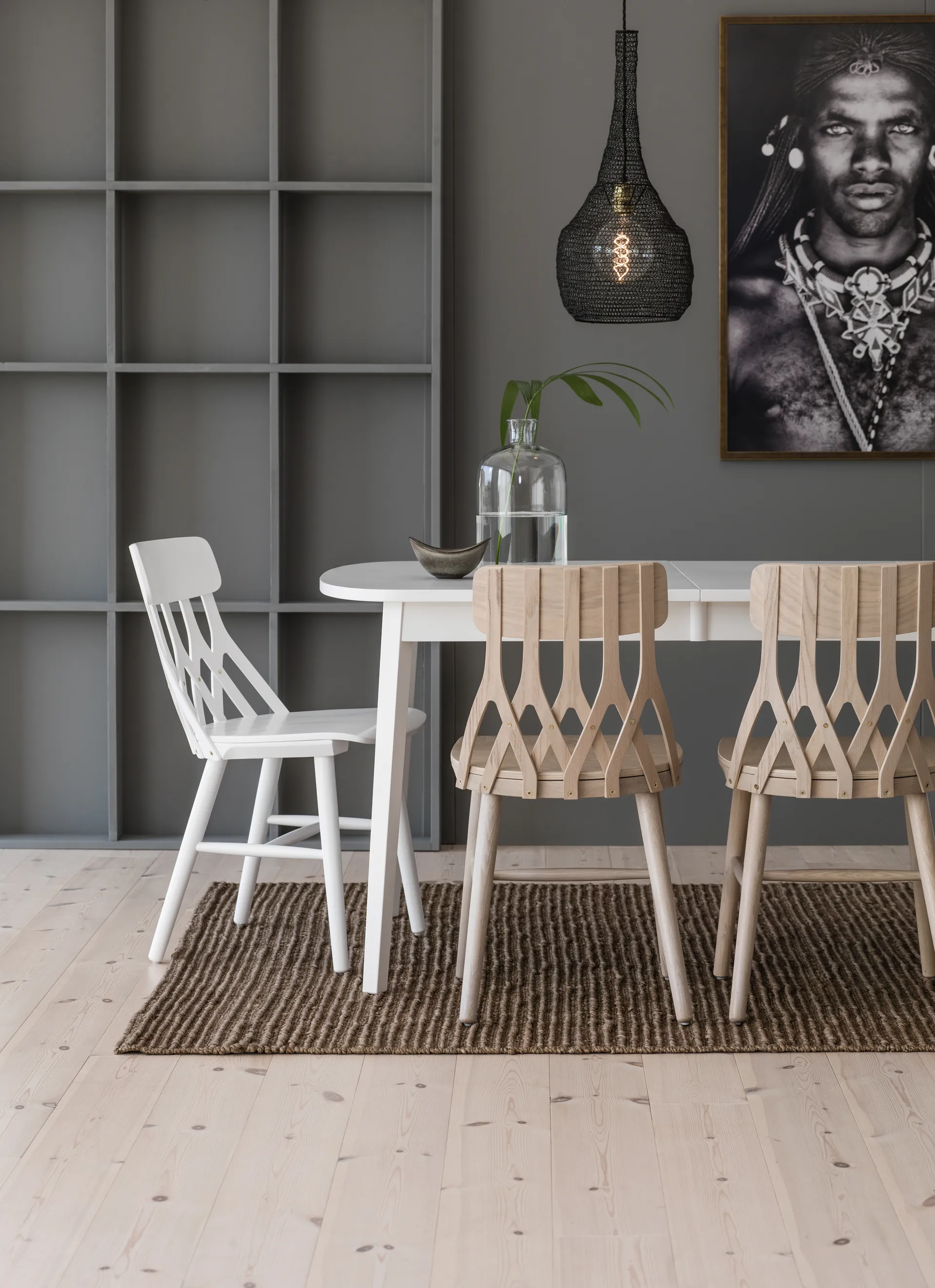 Y5 tuoli, Valkoinen koivu Hans K