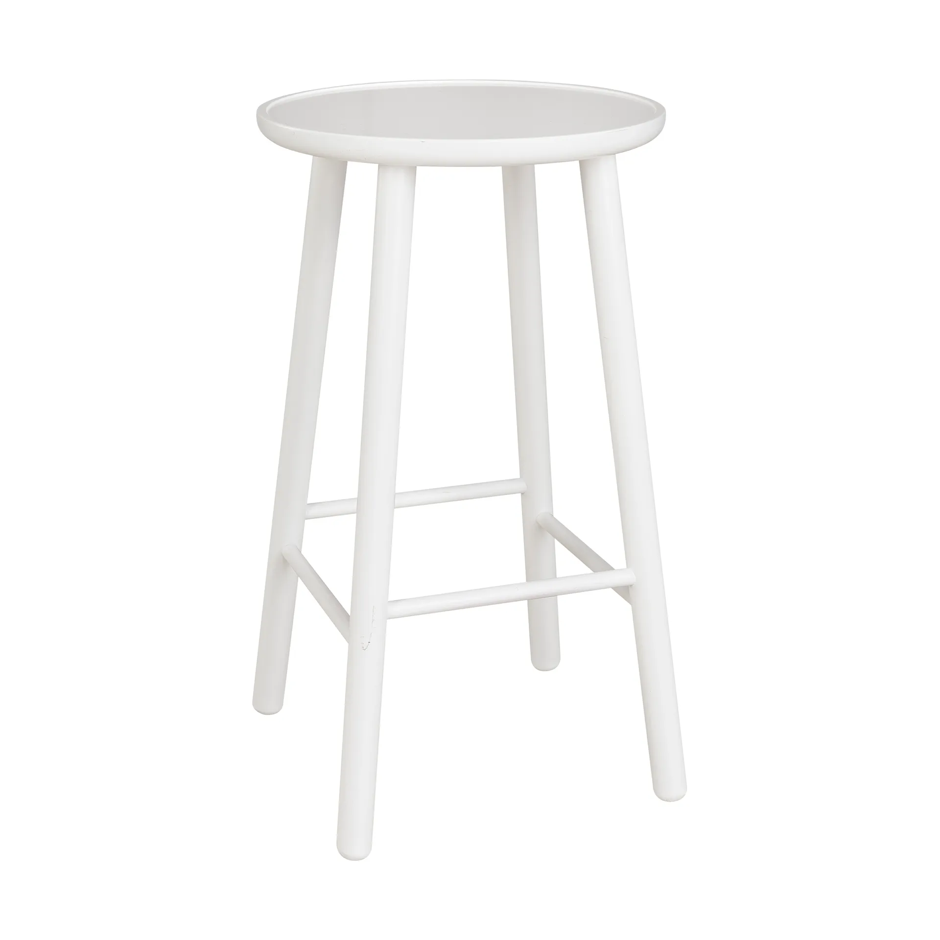 ZigZag pyöreä baarijakkara 63 cm, Valkoinen koivu Hans K