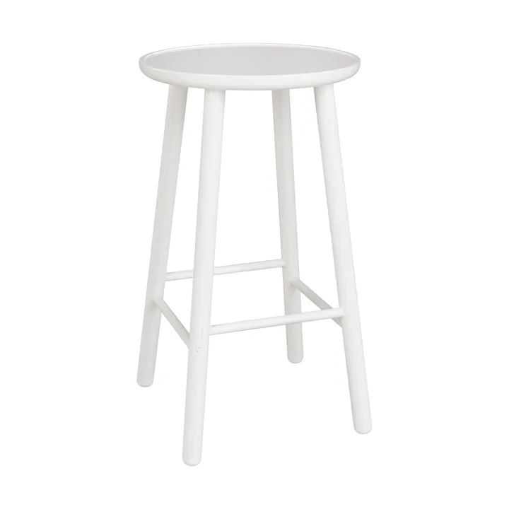 ZigZag pyöreä baarijakkara 63 cm - Valkoinen koivu - Hans K