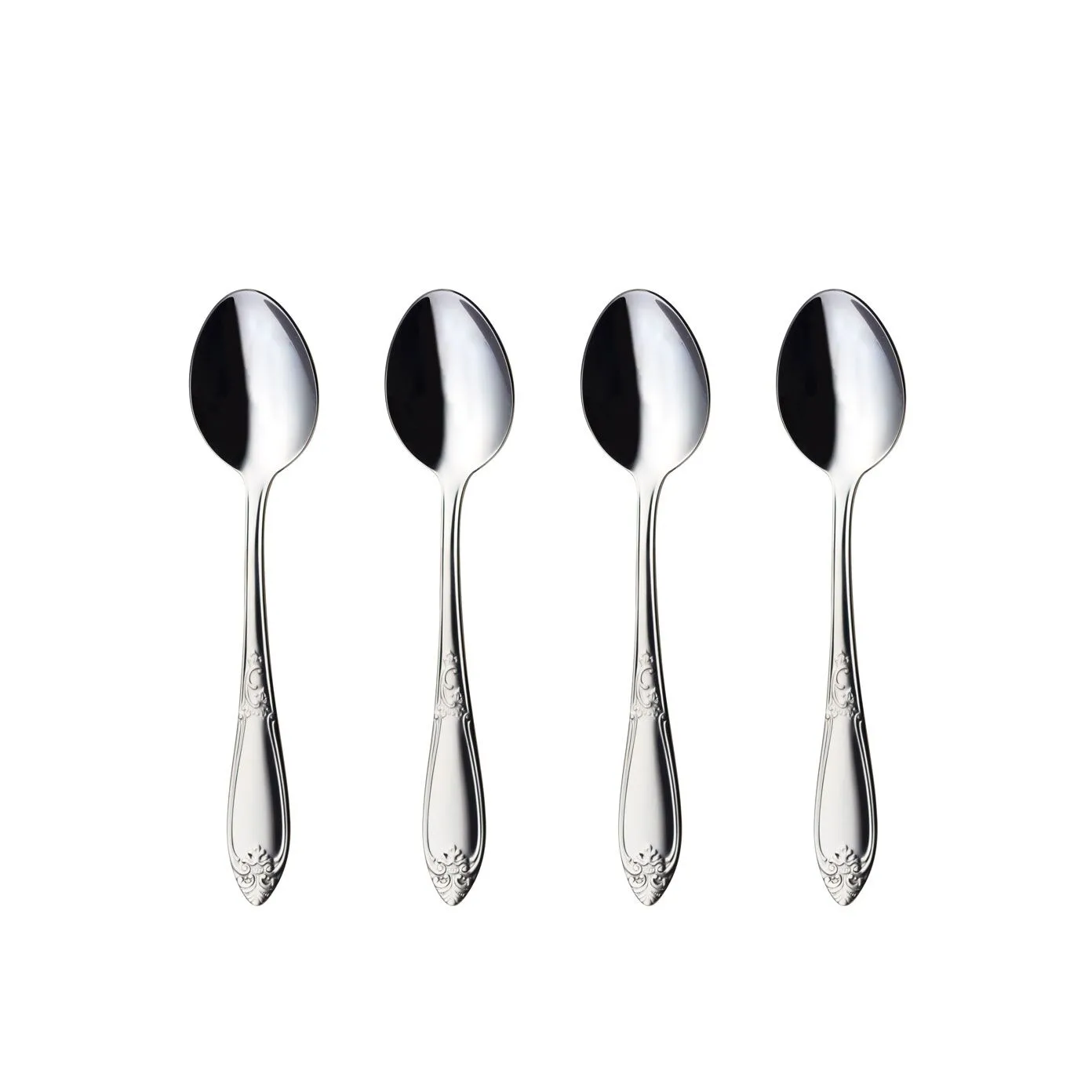 Nina jälkiruokalusikka 4-pakkaus, ruostumaton teräs Hardanger Bestikk