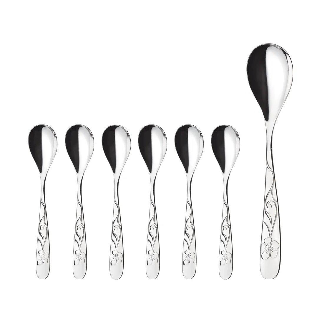 Sanna jälkiruokasetti, 7 osaa Hardanger Bestikk