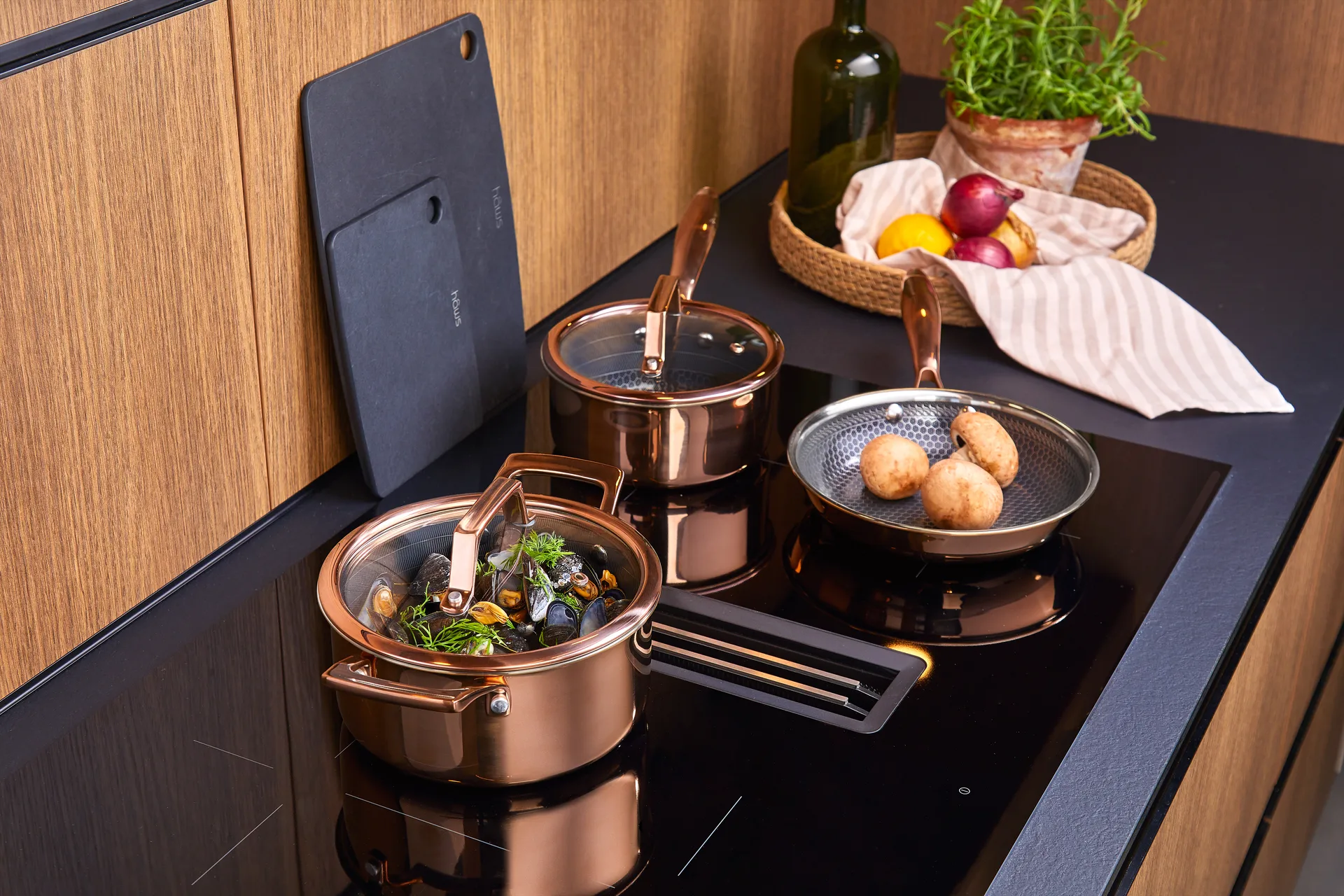 Hâws Santo paistinpannu hybrid-coating rose gold, Ø20 cm Hâws