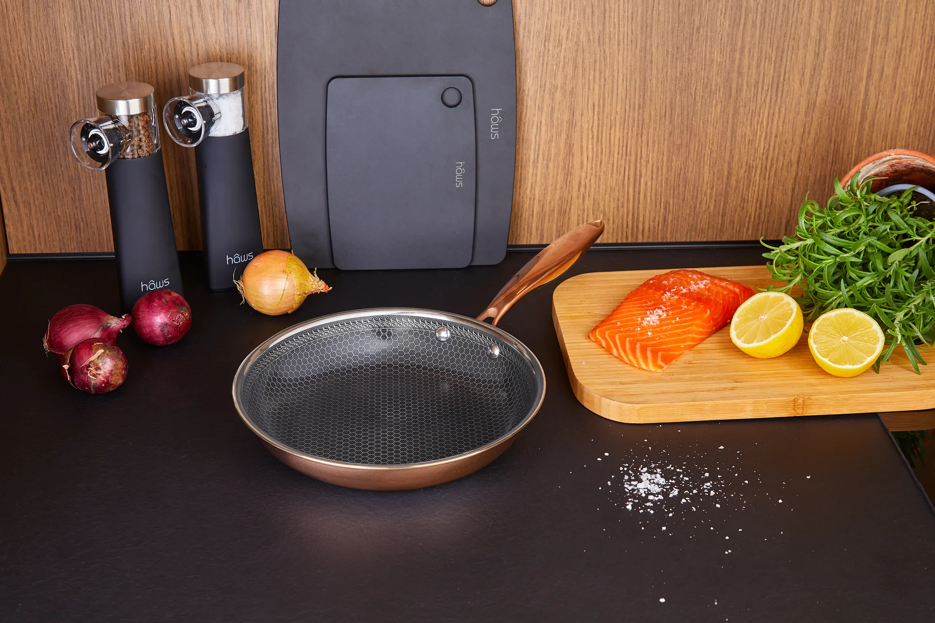 Hâws Santo paistinpannu hybrid-coating rose gold, Ø24 cm Hâws