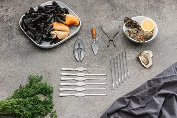 Laguiole by Hâws äyriäissetti 15-osaa - Olivipuu ruostumaton teräs - Hâws