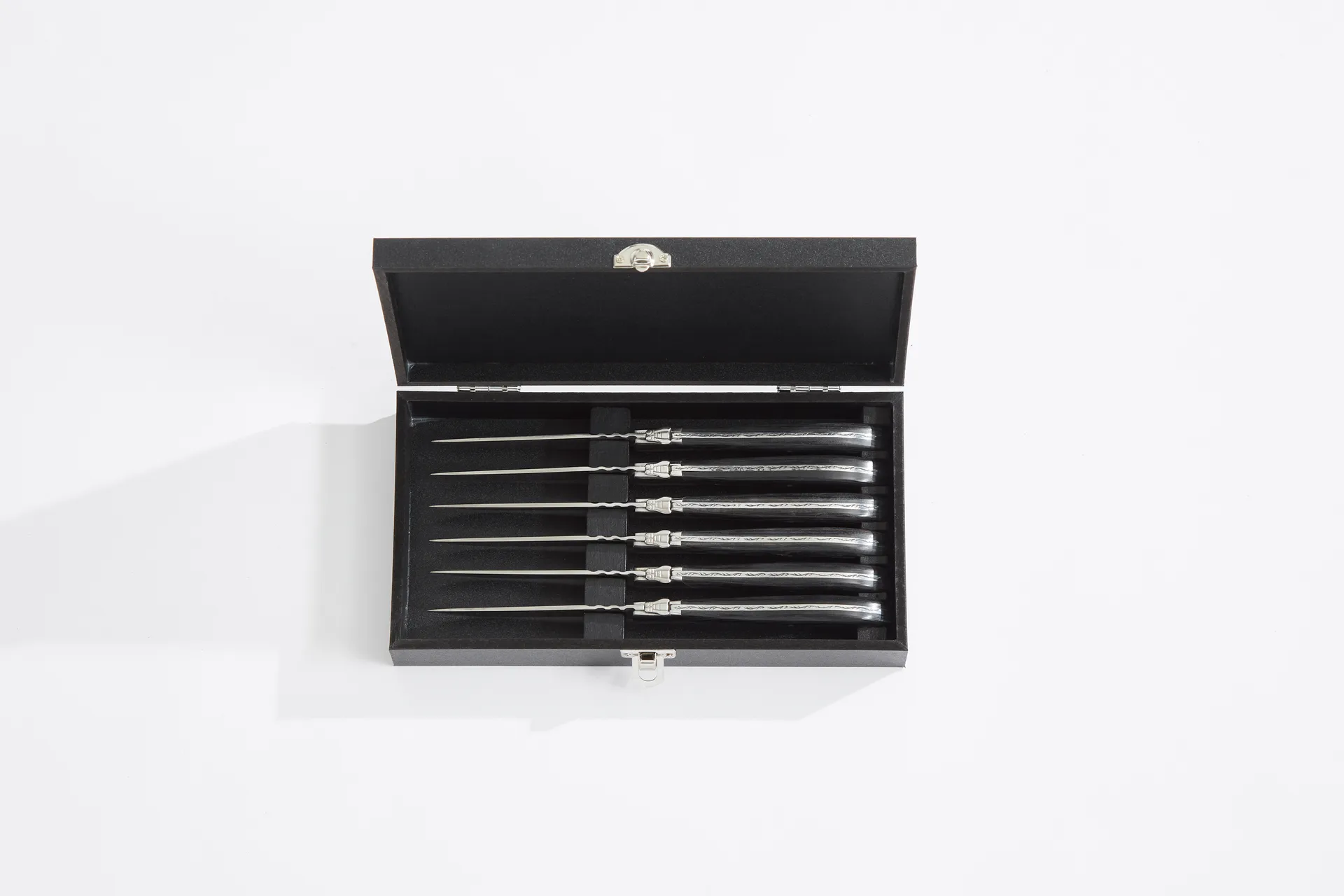 Laguiole By Hâws grillitikku 6-pack, Musta puu Hâws