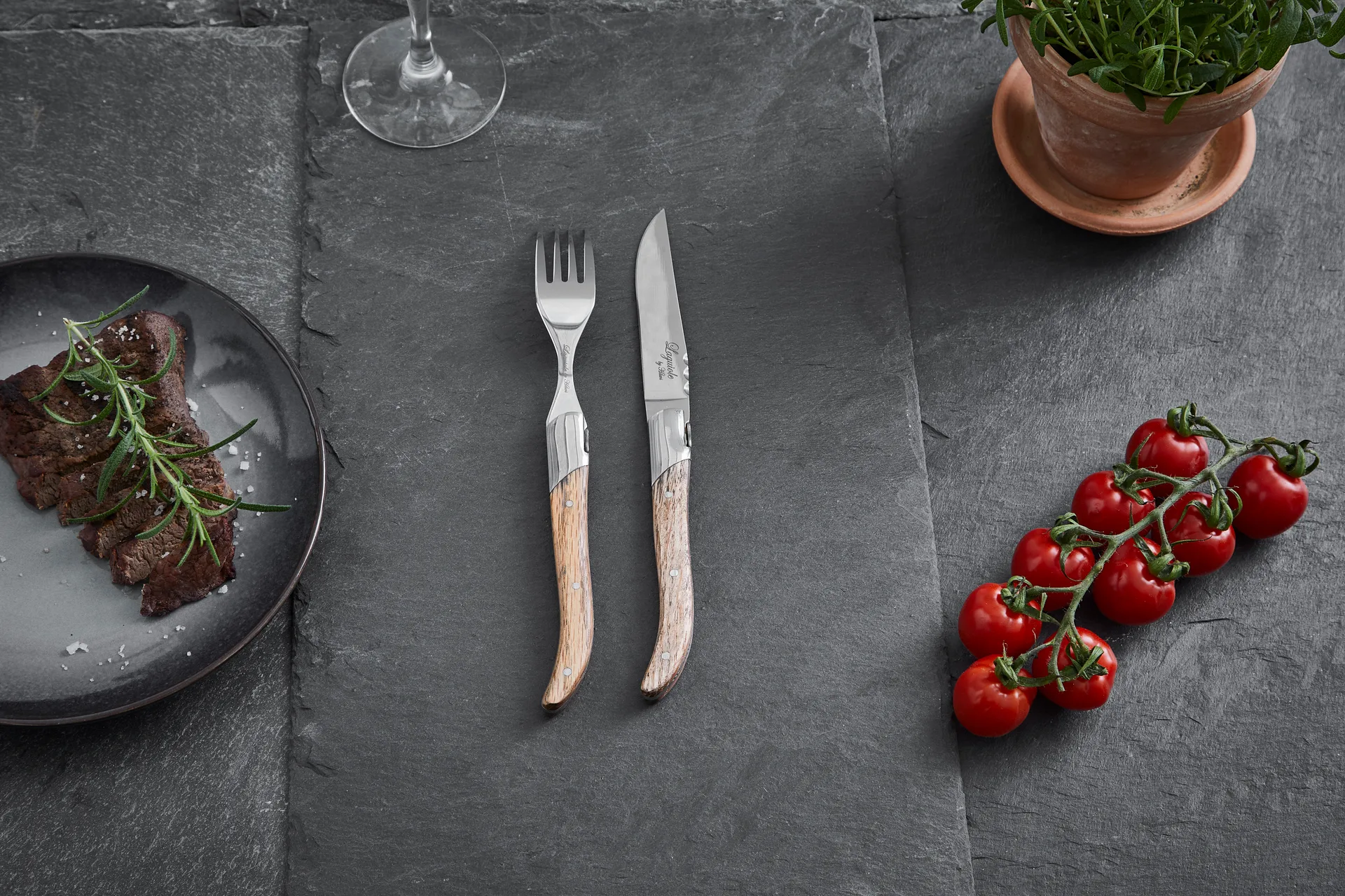 Laguiole By Hâws grilliveitsi 6-pack, Tammi Hâws