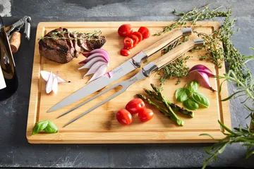 Laguiole By Hâws leikkuusetti leikkuulaudalla 3-osaa - oliivi - Hâws