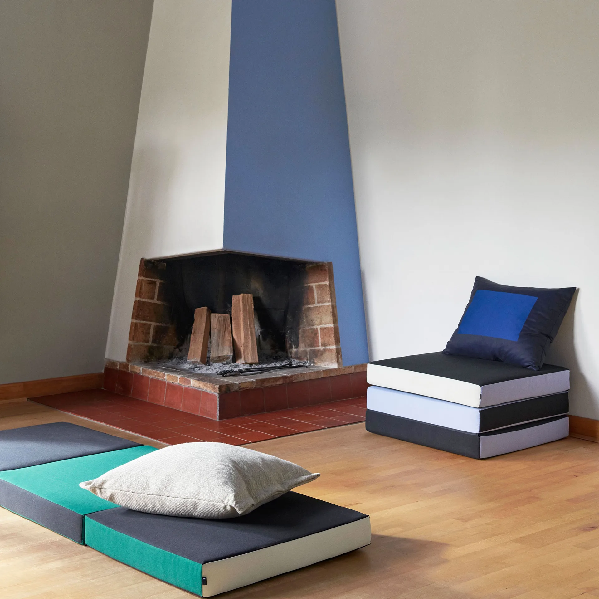 3 Fold patja 70x195 cm, Lavender HAY