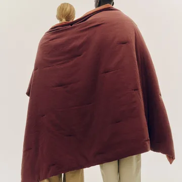 Air Quilt huopa - Iron red, 140x200 cm - HAY