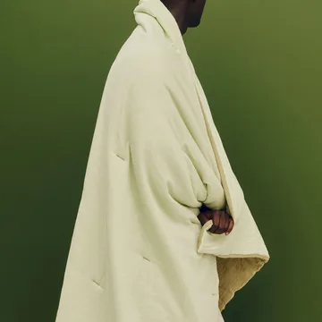 Air Quilt huopa - Soft yellow, 140x200 cm - HAY