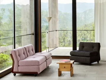 Amanta sohvemoduuli - Antrasiitti–turf blue red melange, 1-istuttava/nojatuoli - HAY