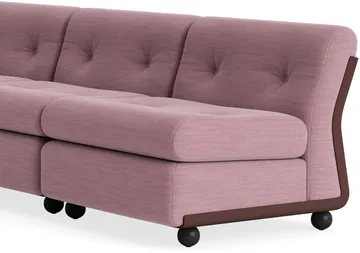 Amanta sohvemoduuli - Burgundy red-yuma 1851, 3-istuttava - HAY