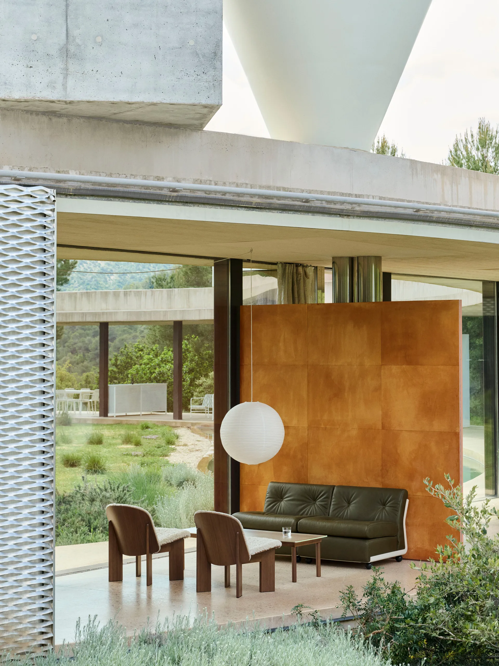 Amanta sohvemoduuli, Cream beige-sense forest, 2-istuttava HAY