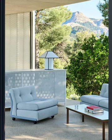 Amanta sohvemoduuli - Frost blue-naveli 723,1-istuttava/nojatuoli - HAY