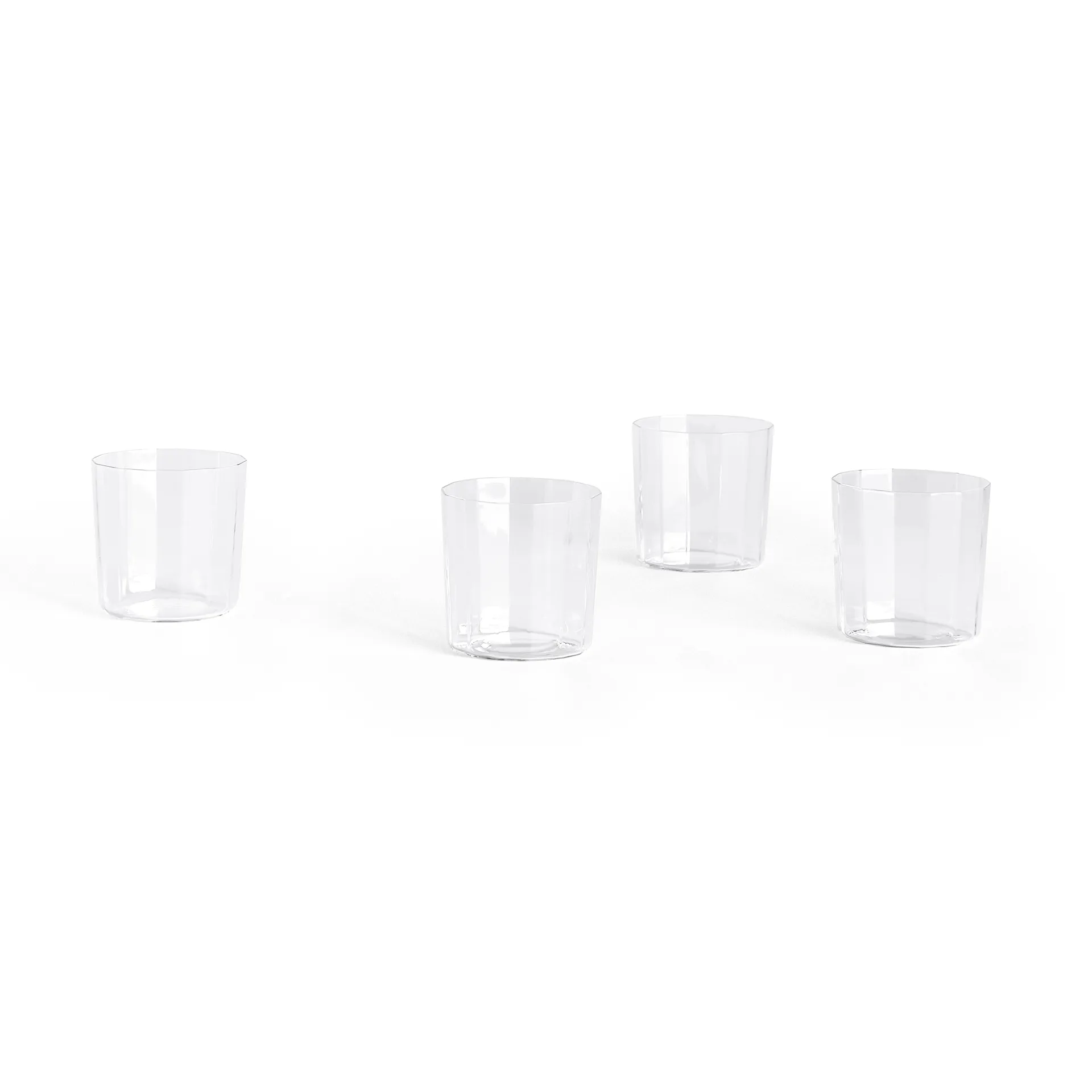 Angle juomalasi 4-pakkaus, Wide 7,5 cm HAY