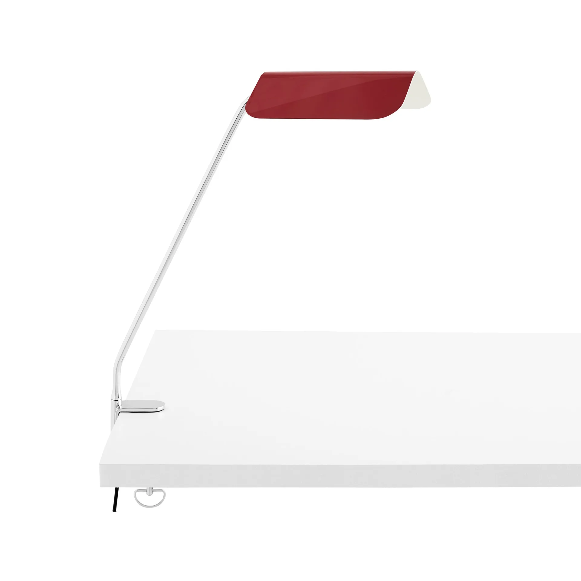 Apex Clip työpöytälamppu, Maroon red HAY