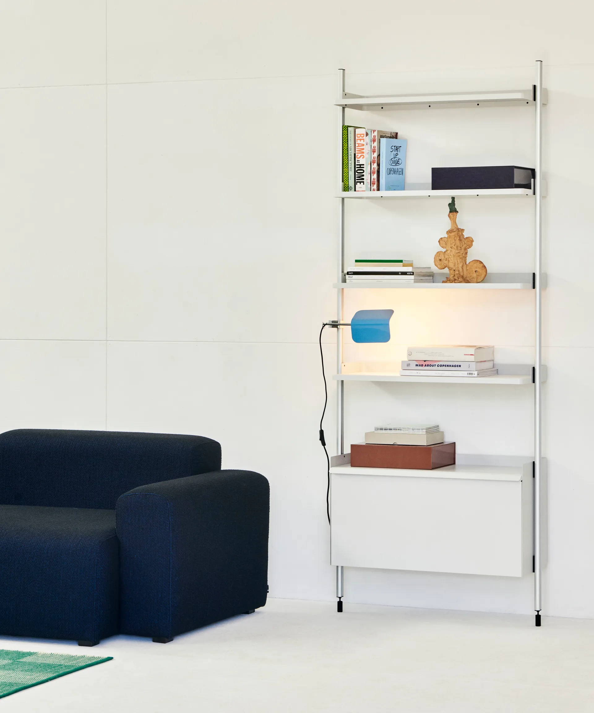 Apex Clip -valaisin, Pastel blue HAY