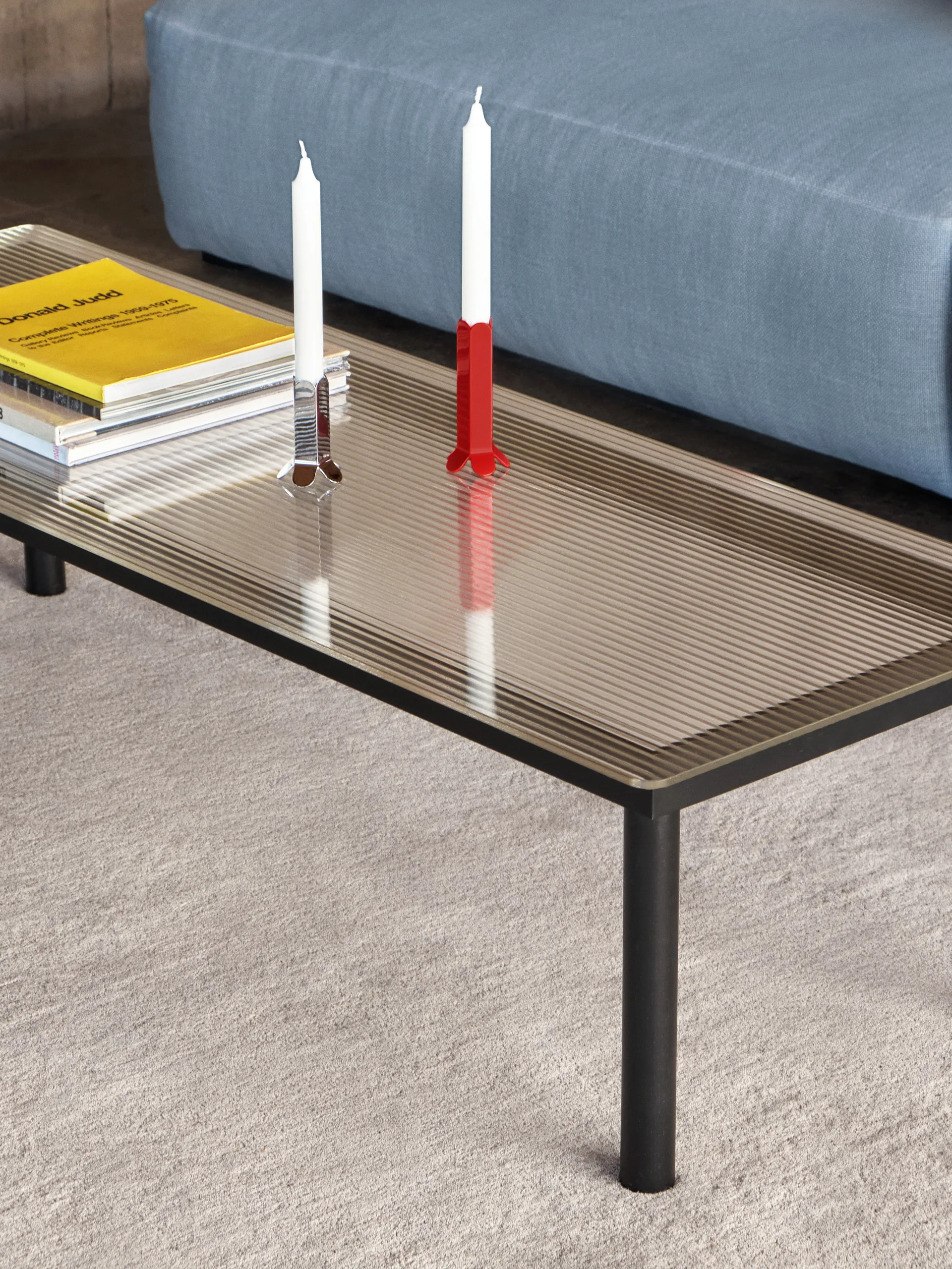 Arcs kynttilänjalka 13 cm, Red HAY