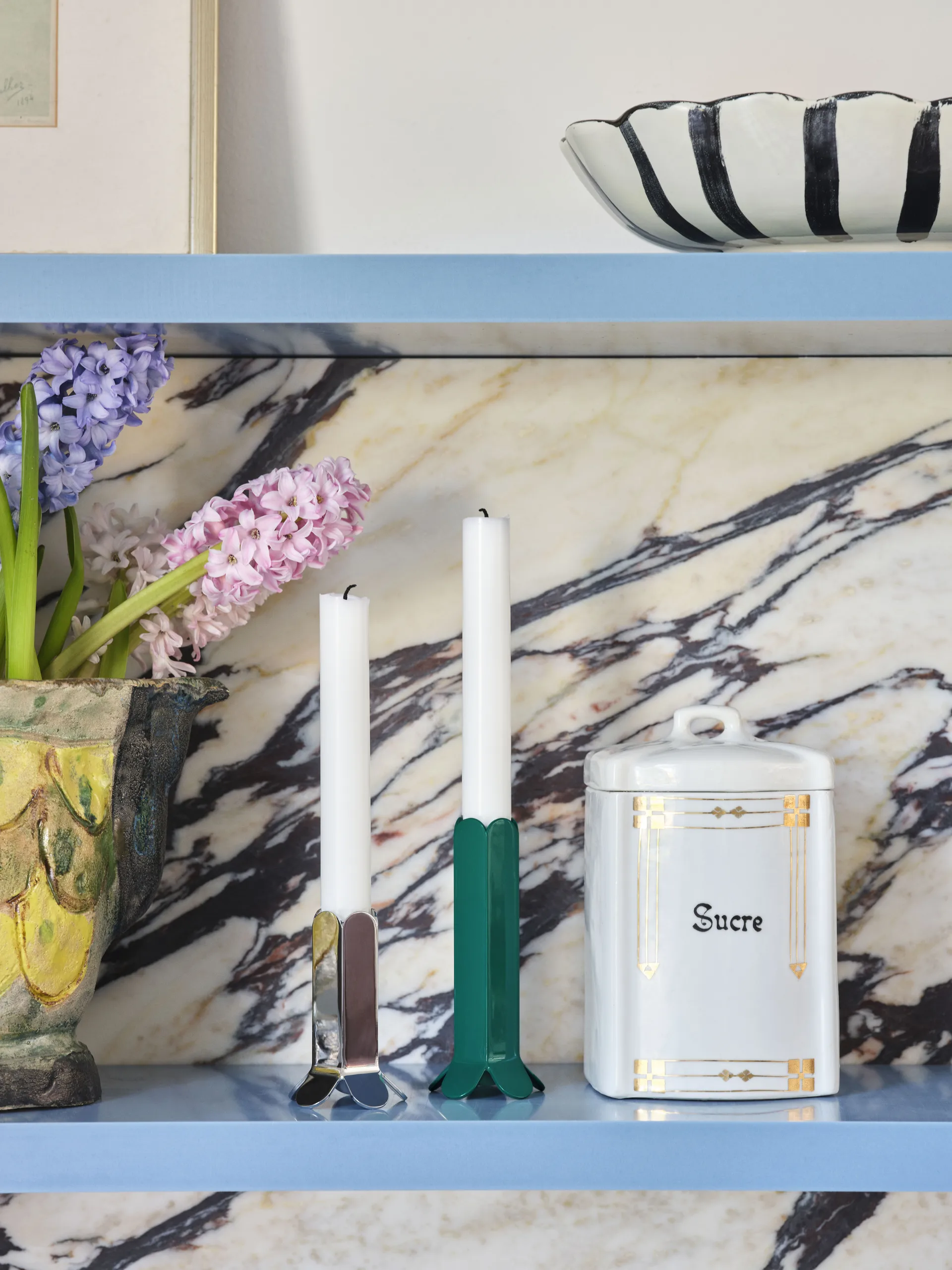 Arcs kynttilänjalka 9 cm, Mirror HAY