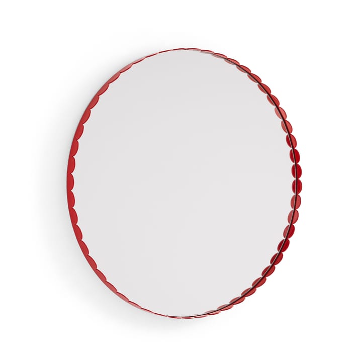 Arcs Mirror -peili Ø 60 cm - Red - HAY