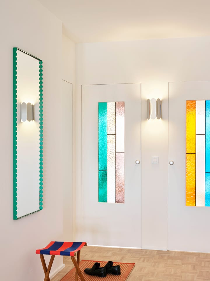 Arcs Mirror Rectangle M -peili 50 x 133,5 cm, Green HAY