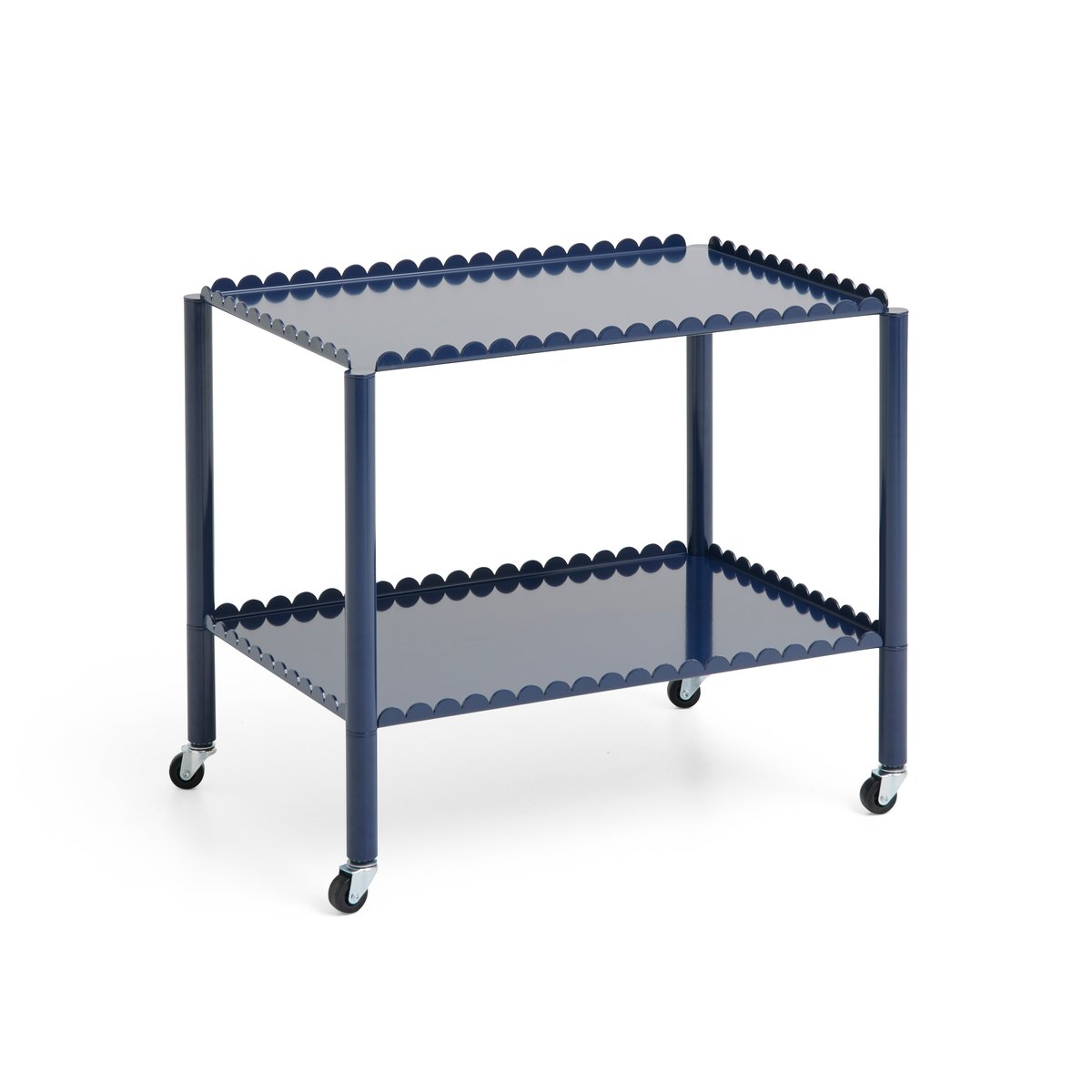 HAY Arcs Trolley Low tarjoiluvaunu Steel blue | Skandinaavinen Sisustus | Rullavaunut & Tarjoiluvaunut | Sininen