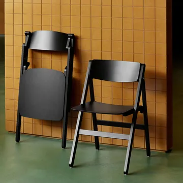 Backflip Chair tuoli - Anthracite-lakattu pyökki - HAY