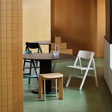 Backflip Chair tuoli - Cream white lakattu pyökki - HAY