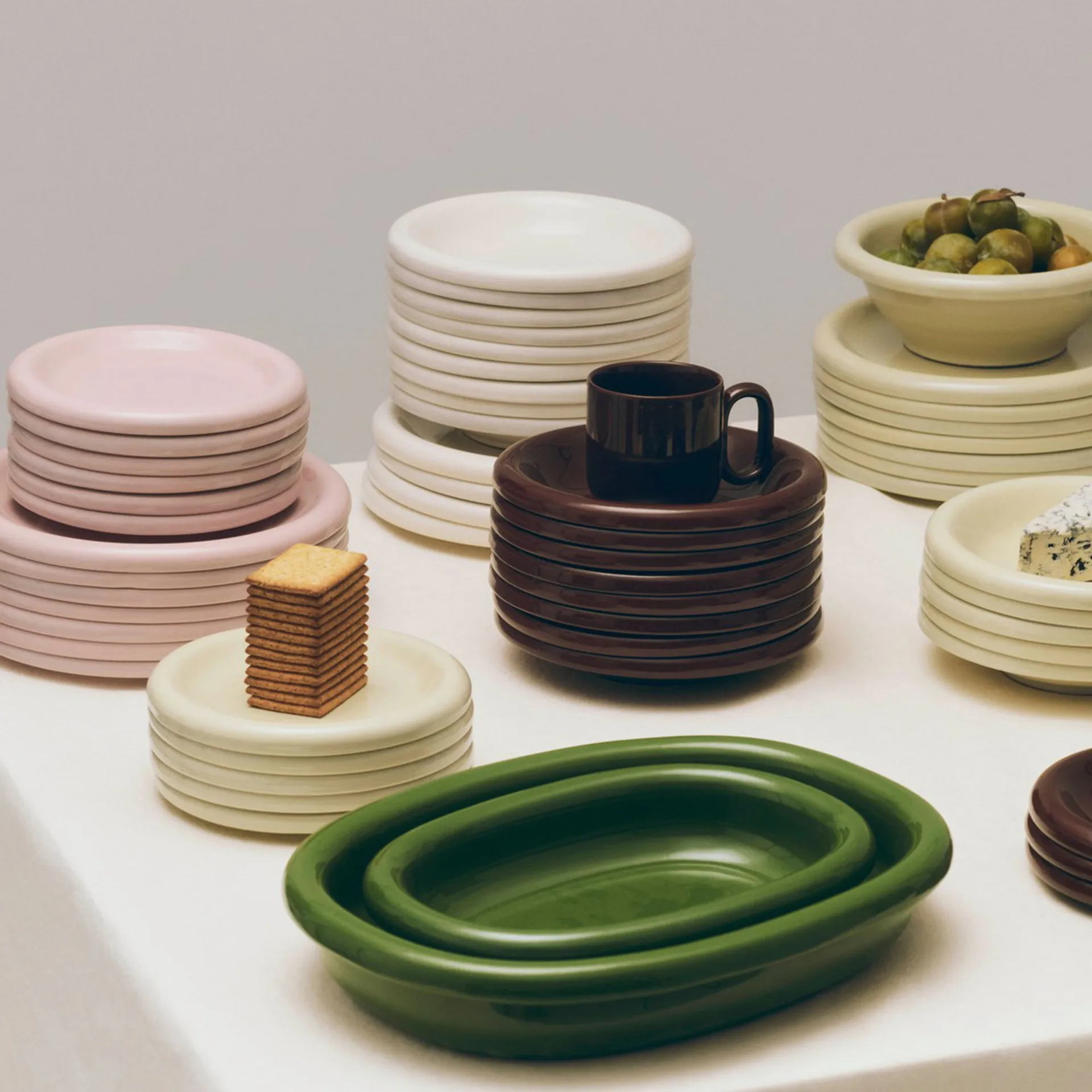 Barro kulho, Natural, Ø20 cm 2-pack HAY