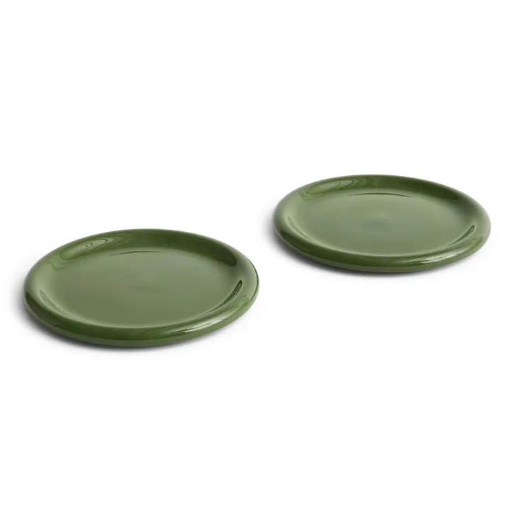 Barro lautanen - Green, Ø24 cm 2-pack - HAY