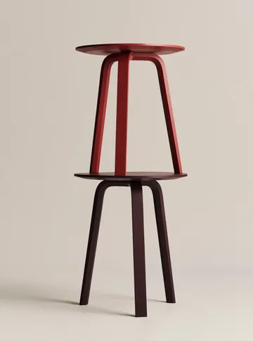 Bella sohvapöytä - Dark bordeaux, Ø45x49 cm - HAY