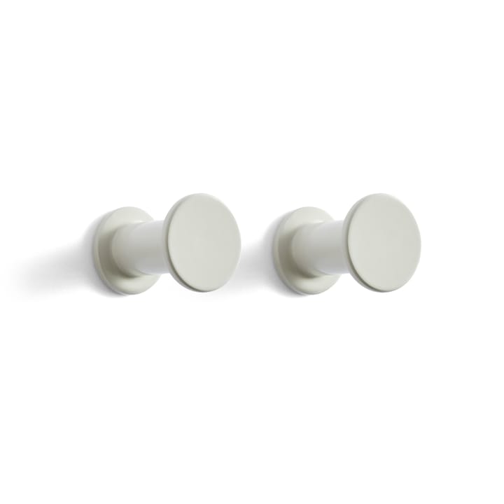 Bolt koukku 2-pakkaus Ø 2,8 cm - Light grey - HAY