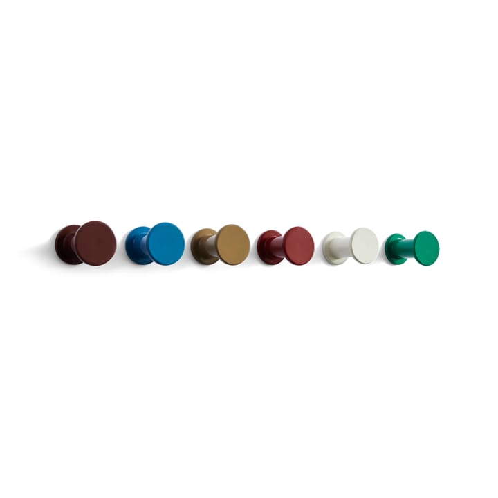 Bolt koukku 2-pakkaus Ø 2,8 cm, Red HAY