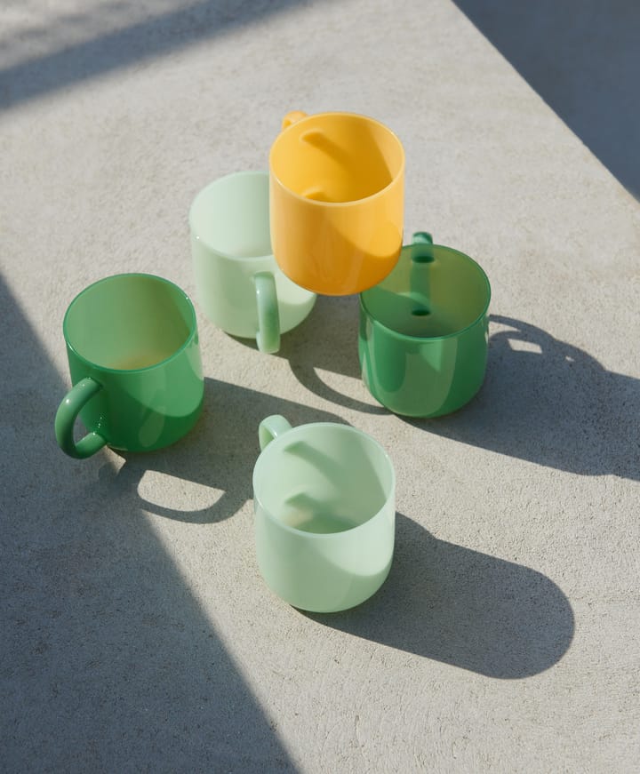 Borosilicate muki 30 cl 2-pakkaus, Jade green HAY