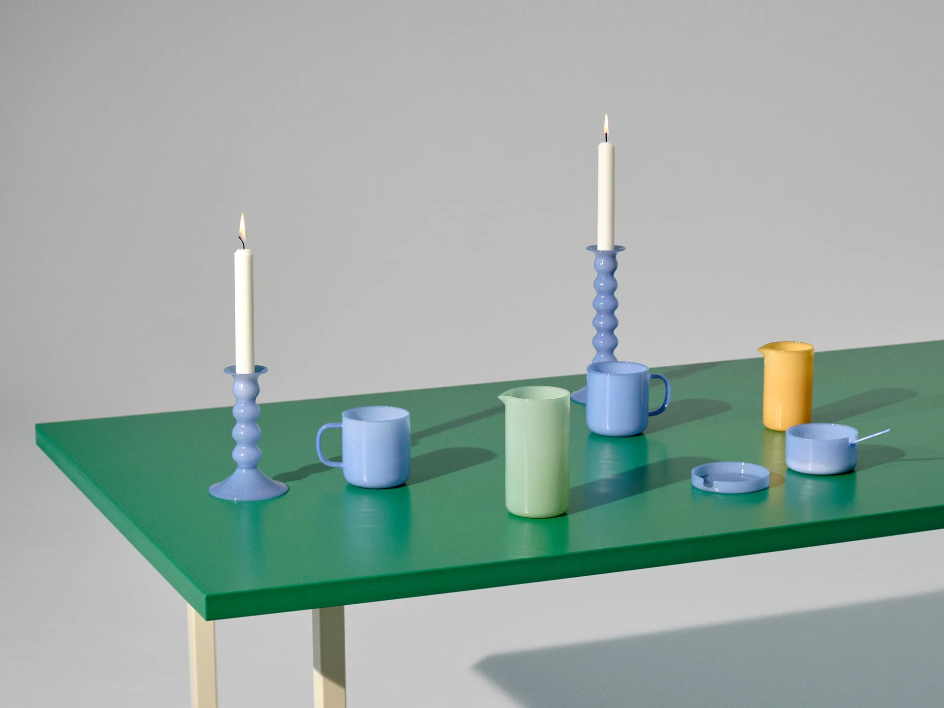 Borosilicate muki 30 cl 2-pakkaus, Jade light blue HAY