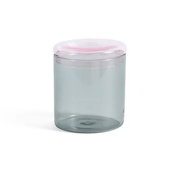 Borosilicate säilytyspurkki lasia L 1 litra - Grå - HAY