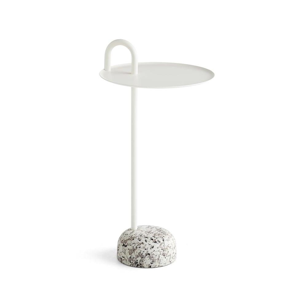 HAY Bowler sivupöytä Cream white-granite | Skandinaavinen Sisustus | Sivupöydät & Apupöydät | Valkoinen