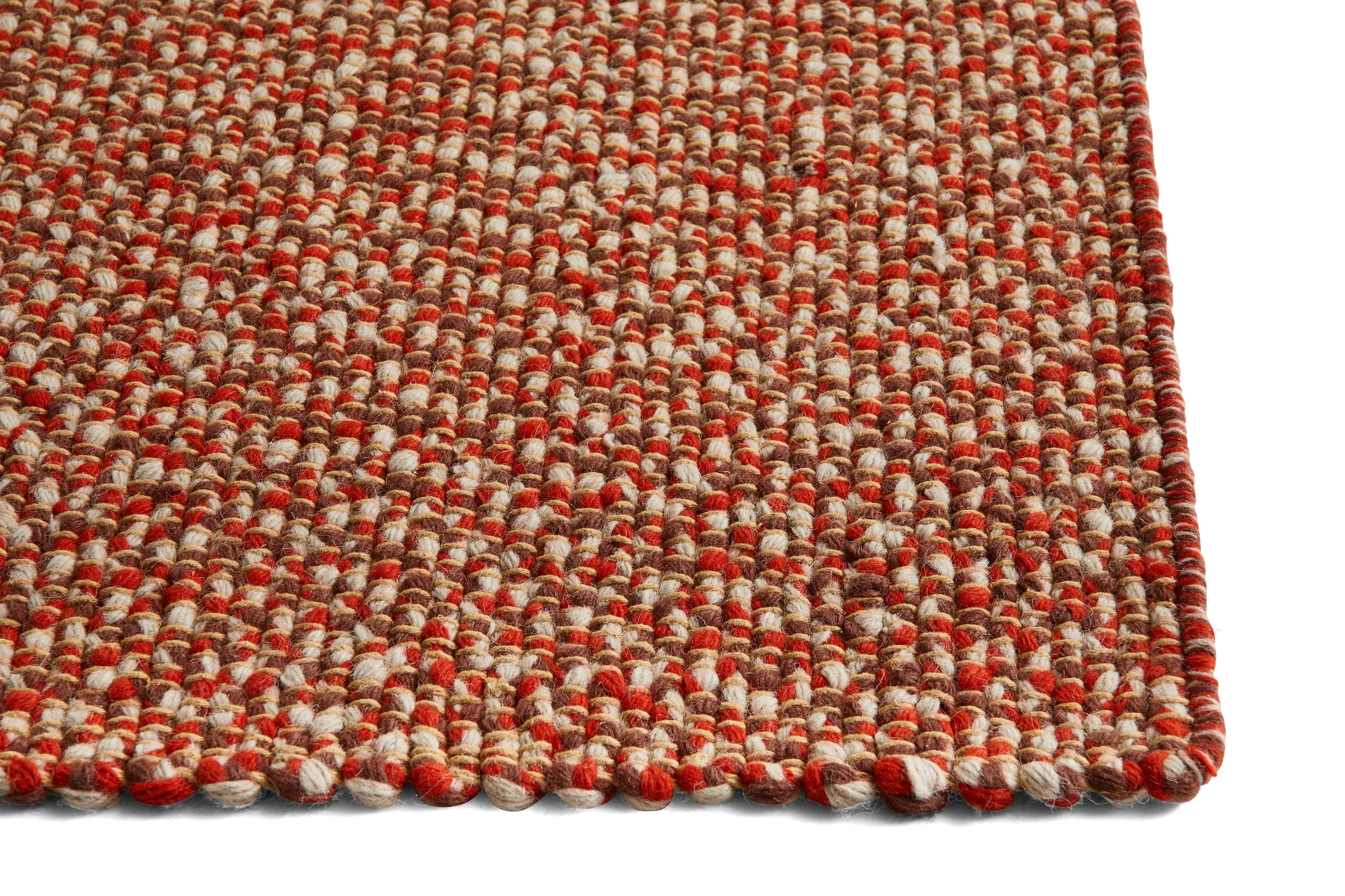 Braided matto 200 x 300 cm, Red HAY